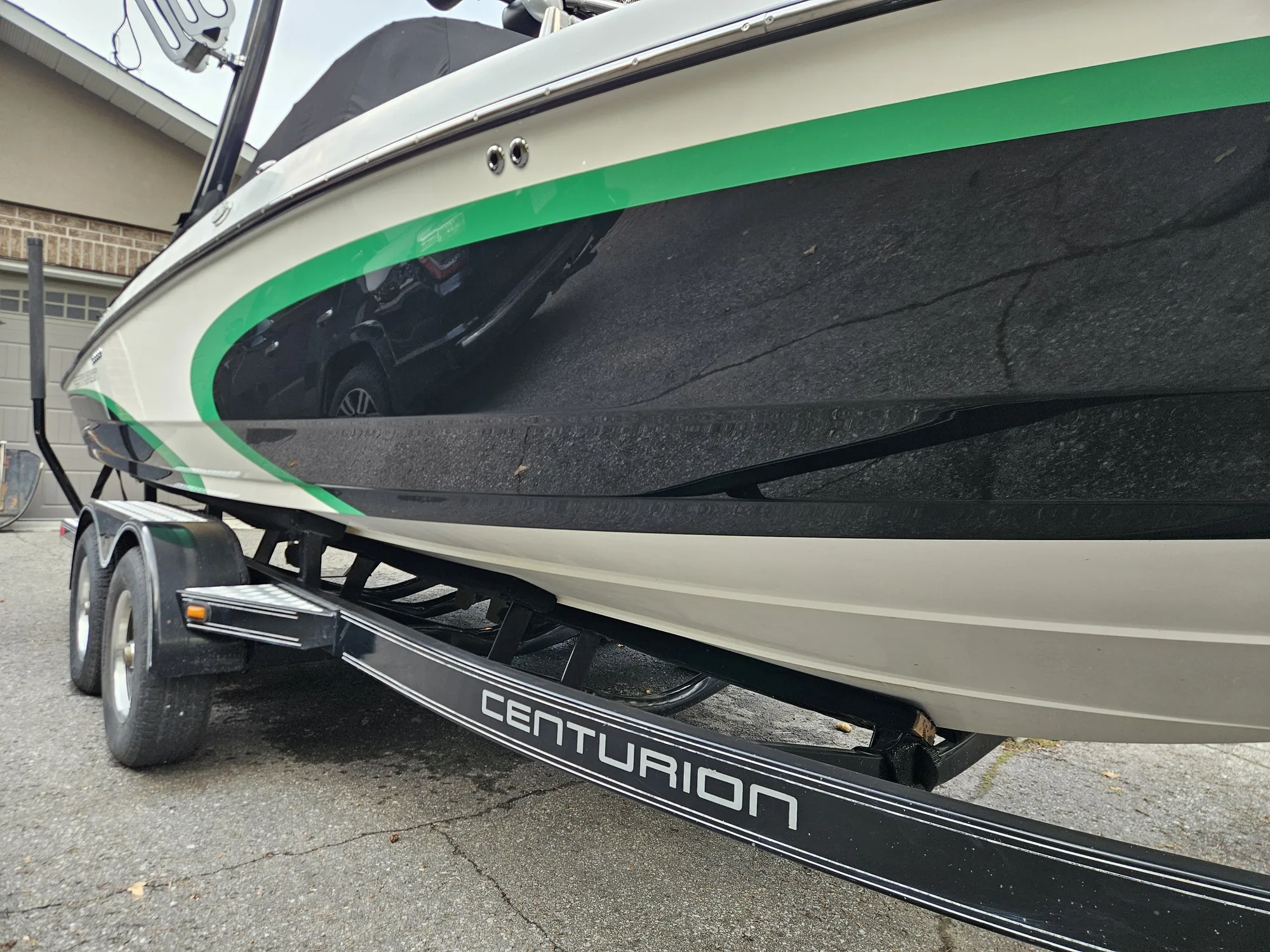 Centurion boat in the shop