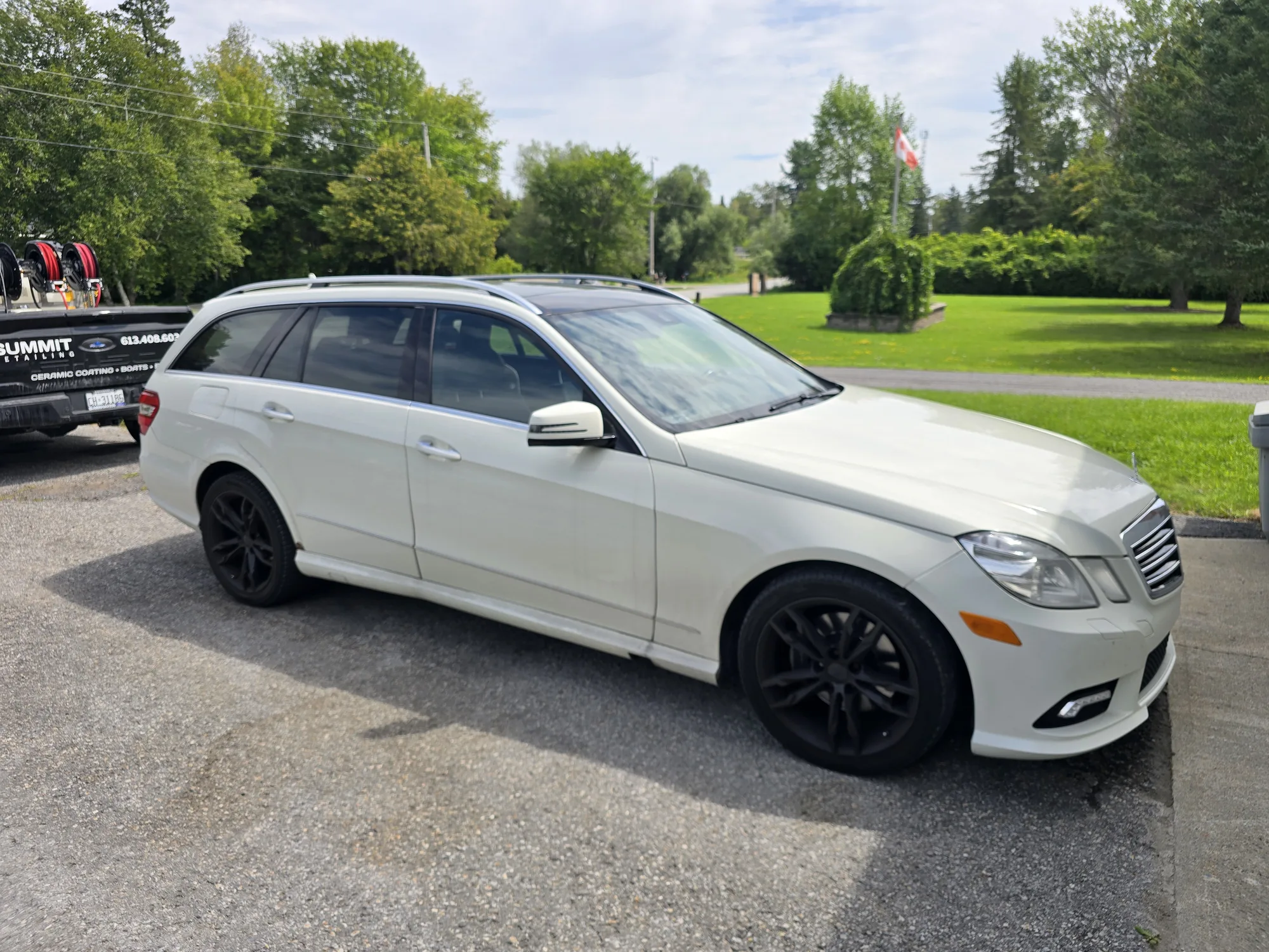 Mercedes wagon after protection